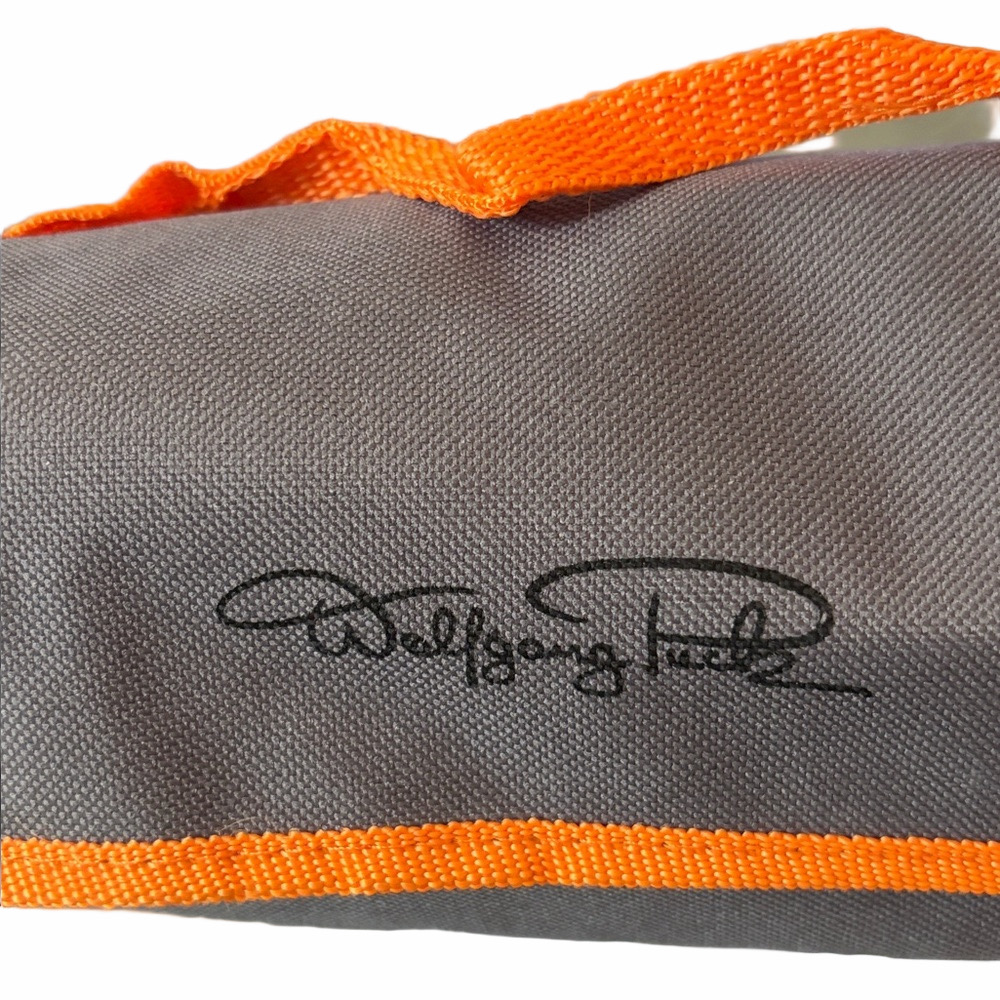 New no tags Wolfgang Puck stainless steel 9 piece garnishing set in roll up bag